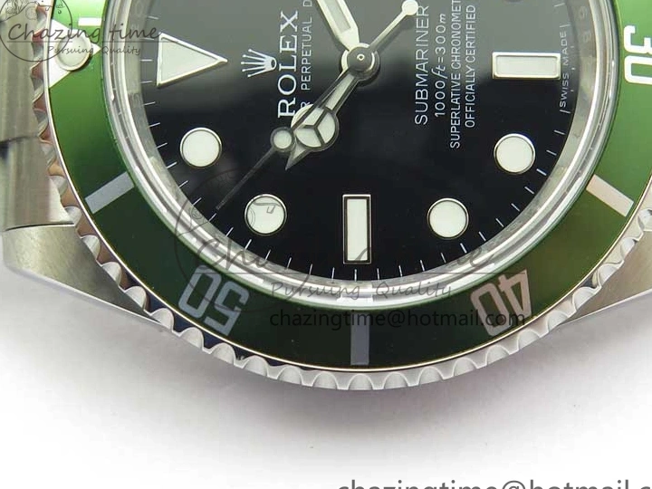 MiroTime 0502 Effortless Submariner 16610 LV Kermit Green 904L Steel ARF1:1 Best Edition on SS Bracelet SH 2577